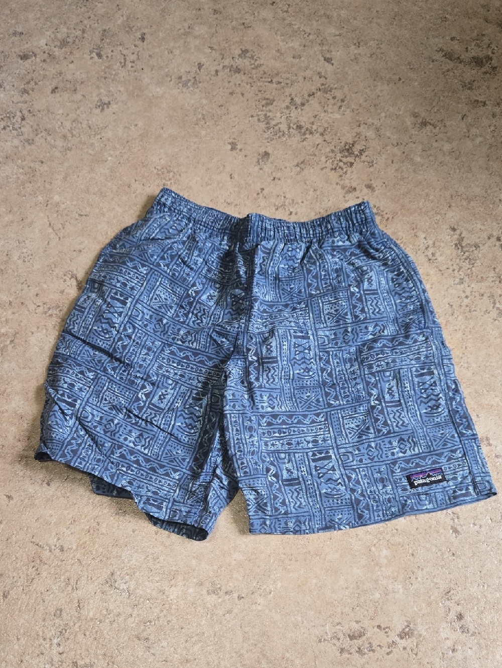 Patagonia Baggies, Boys Size M, Blue